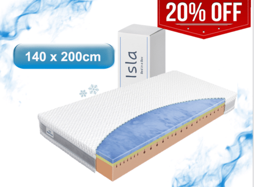 Isla Cool Technology- Bed in a Box Mattress – Euro Double Long