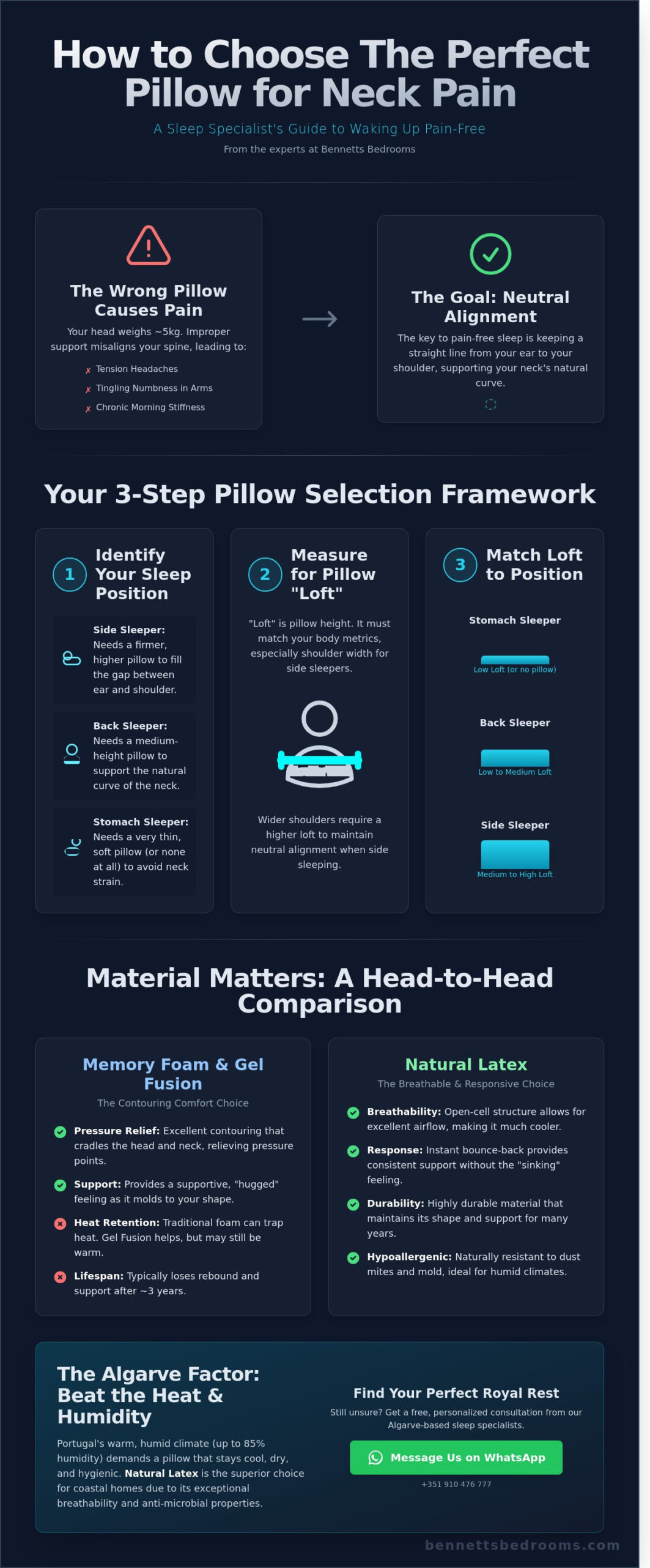 How to Choose a Pillow for Neck Pain: The Sleep Specialist’s Guide for 2026
